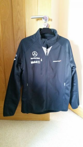 Rare Designer Mclaren Mercedes Softshell F1 Formula 1 Racing Jacket