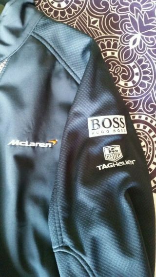 Rare Designer Mclaren Mercedes Softshell F1 Formula 1 Racing Jacket 3