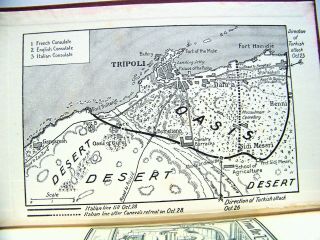 RARE 1913 Ed.  ITALY ' S WAR FOR A DESERT (TRIPOLI) By FRANCIS McCULLAGH w/Photos 3
