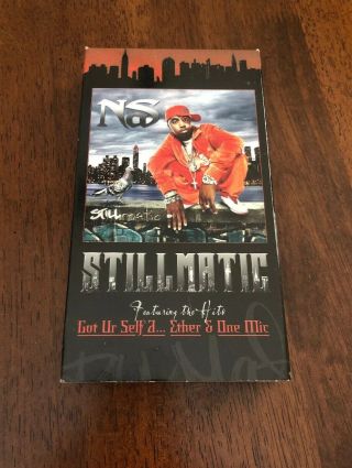 Nas Stillmatic Vhs Tape Promo Only Very Rare Rap Video Nasty 2001 Queensbridge