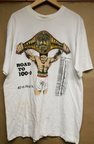 1993 - 94 Julio Cesar Chavez - Latin Legends Champion - Rare Vtg Boxing Boxer T Shirt