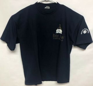 Rare Vintage 1993 Notre Dame Alumni The Shirt Onward To Victory Sz Xlarge Holtz