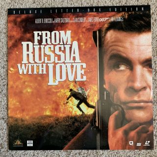 James Bond 007 - From Russia With Love Deluxe Letterbox Laserdisc - Rare Version