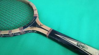 Antique Vintage Rare Wright & Ditson Les Stoefen Tennis Racket C.  1929