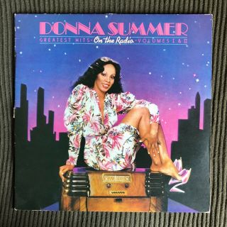 Donna Summer Vinyl Lp Set Greatest Hits On The Radio W/ Rare Poster 1979 Edition