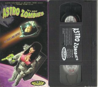 Astro Zombies Troma Vhs Rare Oop Cult,  B - Movie