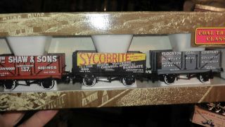 Rare Coal Traders Classics Ho Oo Freight Cars Set 3 Bachmann Branch Line Europe