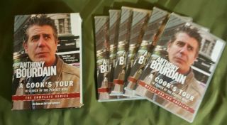 Anthony Bourdain - A Cooks Tour Complete Series Dvd,  2012,  6 - Disc Set Rare Oop