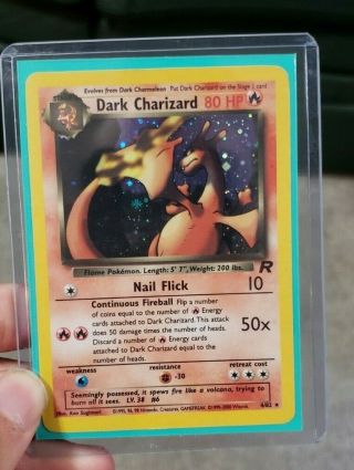Dark Charizard 4/82 Rare Holographic Card