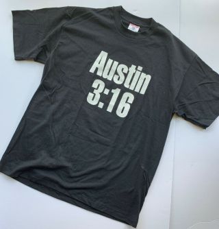 Vintage Rare 1997/1998 Stone Cold Steve Austin 3:16 T - Shirt XL WWF WWE 2