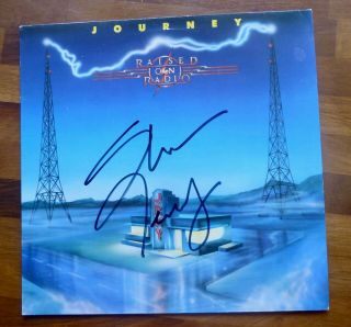 Journey - A Vinyl Disc Cover - Hand Signed By Steve Perry - With & Rare