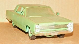 RARE Vintage? 1/25? Scale 1960 ' s Plymouth Fury Police BUILT Plastic Model Car 3