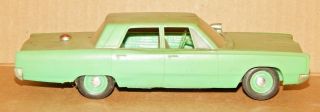 RARE Vintage? 1/25? Scale 1960 ' s Plymouth Fury Police BUILT Plastic Model Car 4