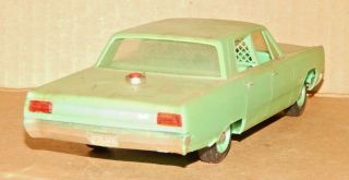 RARE Vintage? 1/25? Scale 1960 ' s Plymouth Fury Police BUILT Plastic Model Car 5