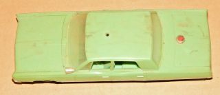 RARE Vintage? 1/25? Scale 1960 ' s Plymouth Fury Police BUILT Plastic Model Car 7