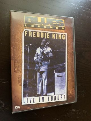 Freddie King - Live In Europe Dvd -,  Very Rare And Oop