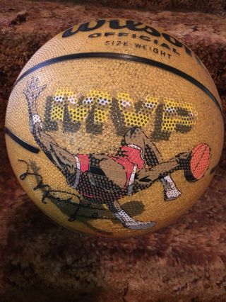 Wilson Basketball Mvp Michael Jordan.  Rare Collectible A,