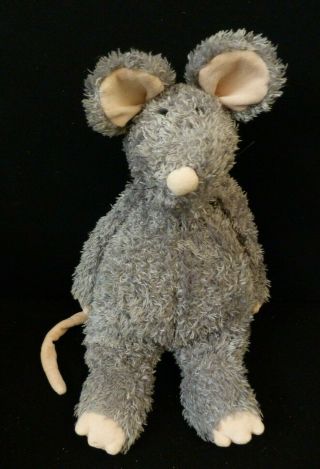 Jellycat Bunglie Gray Mouse Rat Rare Plush 16 Inch Soft Grey Stuffed Animal Toy