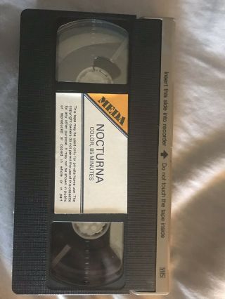 Nocturna Meda VHS RARE Vampire Disco HORROR 1979 Dracula Never On Dvd OOP HTF 2