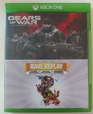 Gears Of War & Rare Replay Exclusive 2 Disk Bundle (microsoft Xbox One,  2016)
