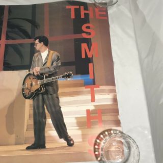 The Smiths Morrissey Band On Stage Live Poster 22 X 32 Johnny Marr 80s VTG Rare 2