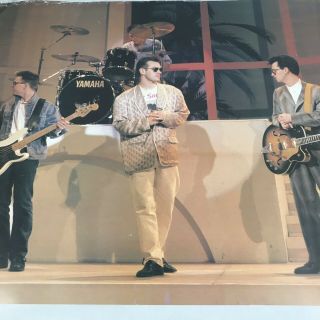 The Smiths Morrissey Band On Stage Live Poster 22 X 32 Johnny Marr 80s VTG Rare 3