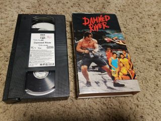Damned River (vhs,  1989) Cbs Fox Video Rare Oop Action Packed R Rated Color