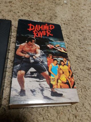 Damned River (VHS,  1989) CBS FOX Video Rare OOP Action Packed R Rated Color 3
