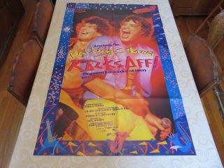 Rolling Stones Rocks Off Orig.  1982 German Theater Movie Poster/ Rare