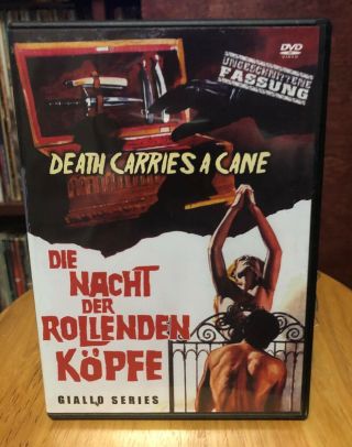 Death Carries A Cane Dvd Oop Rare Giallo