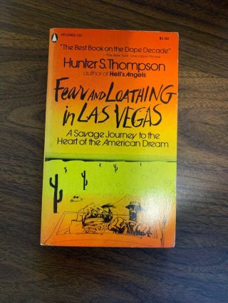 Fear And Loathing In Las Vegas 1971 - Hunter S Thompson Early Paperback Ed.  Rare