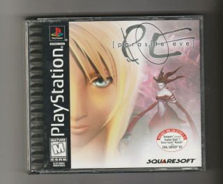 Parasite Eve Playstation 1 Game Rare Htf Ps1 Rpg Squaresoft With Booklet