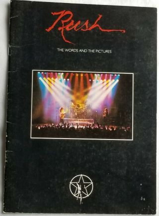 Rush: ‘the Words And The Pictures’ Hemispheres Uk Tour Programme 1979 Rare