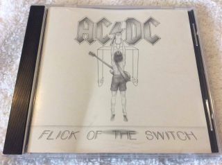Ac/dc - Flick Of The Switch Cd - Early Pressing - Very Rare And Out Of Print