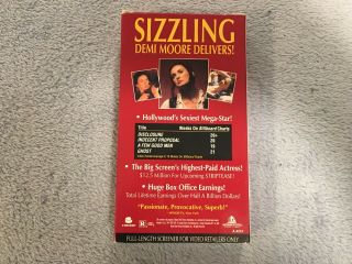 The Scarlet Letter (1995) - VHS - Drama - Demi Moore - Gary Oldman - Demo / Screener - RARE 2