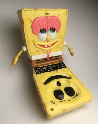 Vintage Spongebob Squarepants Flip Phone 2003 Landline Telephone Phone Rare