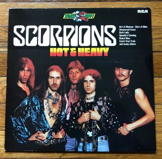 Scorpions Hot & Heavy Rare Out Of Print Import Lp Vinyl Record 