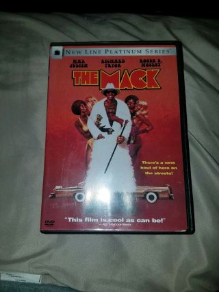 The Mack 1973 Dvd Rare Oop Max Julien,  Richard Pryor W/ Insert
