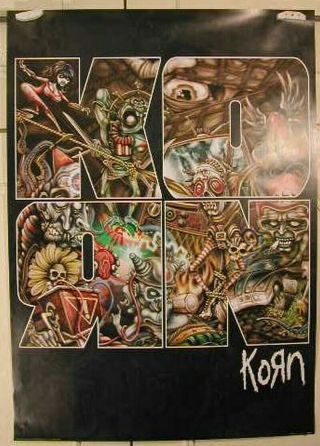 Korn - Size:60x86cm - Rare Poster Rolled