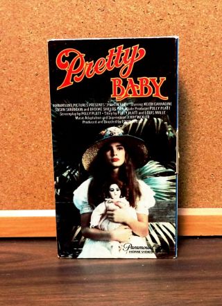 Pretty Baby (vhs 1980) Rare Oop Brooke Shields,  Kieth Carradine,  Susan Sarandon