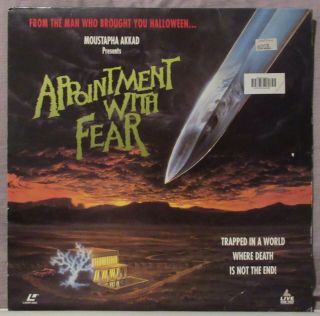 Appointment With Fear Laserdisc Rare Moustapha Akkad (halloween)