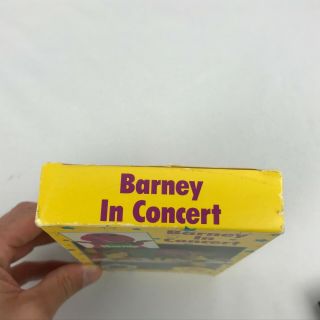 Barney in Concert (VHS) Live Kids Video PBS Tape Childrens TV Show Rare 1990 4