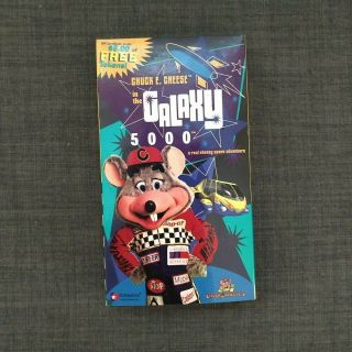 Chuck E.  Cheese In The Galaxy 5000 Vhs 1999 Rare Vintage Chucky Pizza Movie