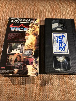 RELISTED LA Vice VHS Lawrence Hilton Jacobs Raedon Crime Thriller RARE HTF OOP 3