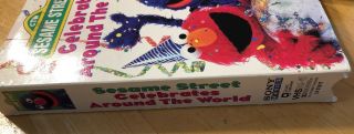 Sesame Street - Celebrates Around The World (VHS,  1996) RARE Vintage Elmo HTF 4