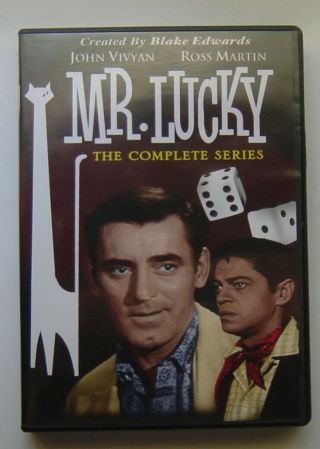 Mr.  Lucky: Complete Series Rare (dvd 2012,  4 - Disc Set) John Vivyan / Ross Martin