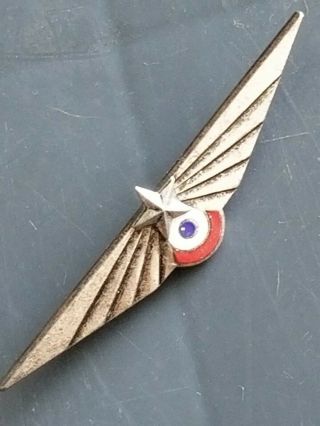 Ultra Rare World War Ii Us Army Aac Cuban Air Force Fighter Pilot Wing Badge Pb