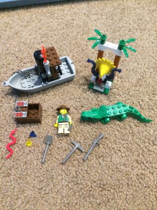 Lego Orient Expedition 7410 Jungle River (rare) Not Complete