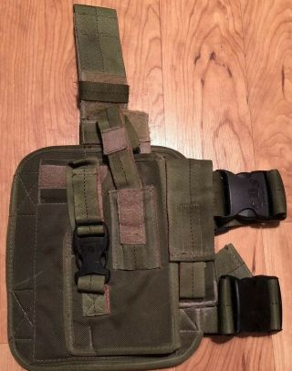 7th Sfg Cds Colombia Rare Oldschool Pistol Holster Pouch Sf Seal Oif Oef