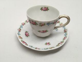Rare Ca Depose France Demitasse Cup&saucer - Mermod & Jaccard Jewelry Co St Louis